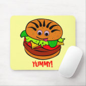Yummy Hamburger Muismat (Met muis)