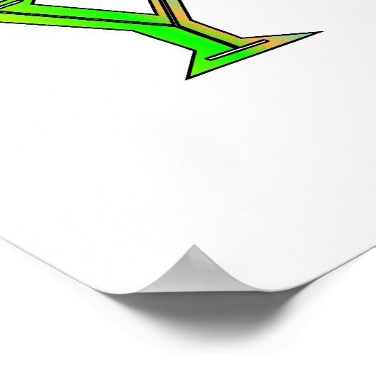 Yummy Hamburger Poster (Hoek)