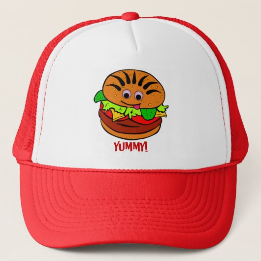 Yummy Hamburger Trucker Pet (Voorkant)