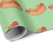 Yummy Hot Dog Food Wrapping Paper Cadeaupapier (Rol Hoek)
