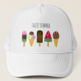 Yummy Ice Cream Assortation 'Taste Summer' Trucker Pet