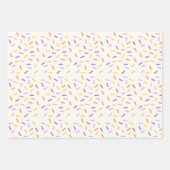 Yummy Ice Cream Cone en Sprinkles Wrapppapier Inpakpapier Vel (Voorkant 3)