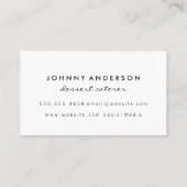 Yummy Ice Cream Logo Visitekaartje (Achterkant)