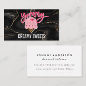 Yummy Ice Cream Logo Visitekaartje (Voorkant / Achterkant)