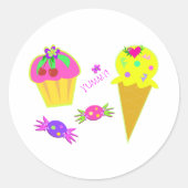 Yummy Ice Cream Stickers (Voorkant)
