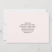 Yummy Ice Cream Trio Zomer Vibe Bedankkaart (Achterkant)