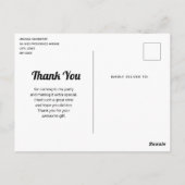 Yummy Ice Cream Trio Zomer Vibe Bedankt Briefkaart (Achterkant)