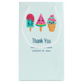 Yummy Ice Cream Trio Zomer Vibe Bedankt Klein Cadeauzakje (Achterkant)