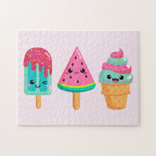 Yummy Ice Cream Trio Zomer Vibe Legpuzzel