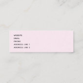 Yummy Ice Cream Trio Zomer Vibe Mini Visitekaartje (Achterkant)