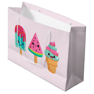 Yummy Ice Cream Trio Zomer Vibe Verjaardag Groot Cadeauzakje