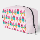 Yummy Ice Cream Trio Zomerpatroon Toilettasje (Rechterhoek)