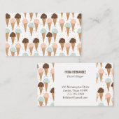 Yummy ice crème cone visitekaartje design (Voorkant / Achterkant)