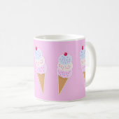 Yummy Icecream Cone Gepersonaliseerde Mok (Voorkant rechts)