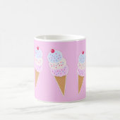 Yummy Icecream Cone Gepersonaliseerde Mok (Center)