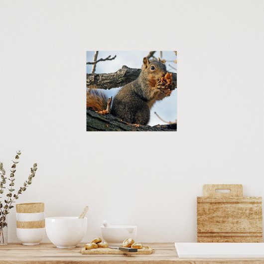 Yummy in mijn buik poster (Keuken)