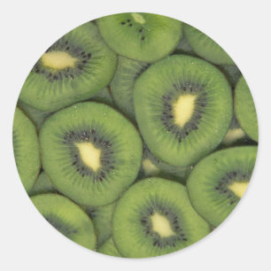 Yummy Kiwi fruit Ronde Sticker