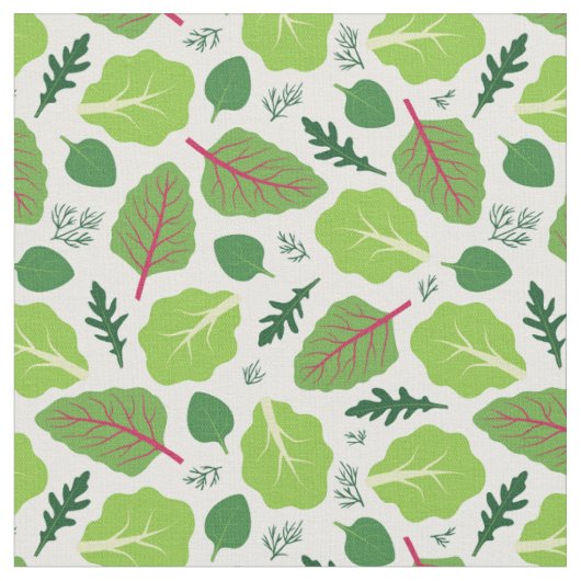 Yummy Leaves Stof (Close Up)