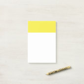 Yummy Lily Yellow Solid Color Post-it® Notes (Op bureau)
