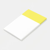 Yummy Lily Yellow Solid Color Post-it® Notes (Schuin)