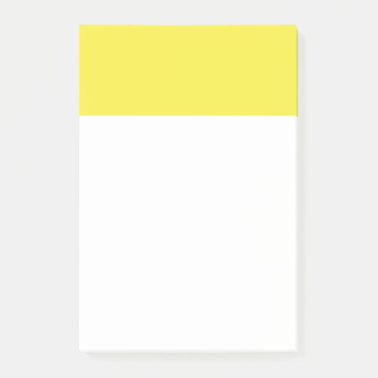 Yummy Lily Yellow Solid Color Post-it® Notes (Voorkant)