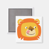 Yummy lion button magneet (Voorkant / Achterkant)