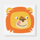 Yummy lion button magneet (Voorkant)