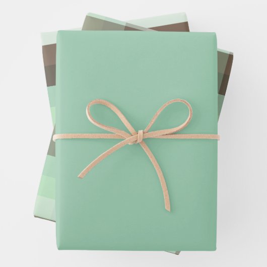 Yummy Mint Groene Chocolade Chip Kleur Combo Inpakpapier Vel (In situ)