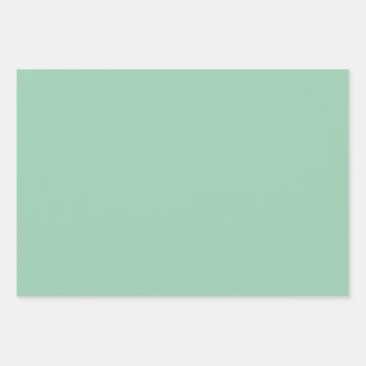 Yummy Mint Groene Chocolade Chip Kleur Combo Inpakpapier Vel (Voorkant)