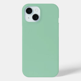 Yummy Mint Groene Effen Kleur iPhone 15 Case