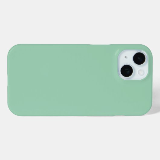 Yummy Mint Groene Effen Kleur Case-Mate iPhone Case (Achterkant (horizontaal))