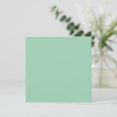 Yummy Mint Groene Effen Kleur Kaart (Staand voorkant)
