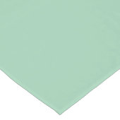 Yummy Mint Groene Effen Kleur Korte Tafelloper (Hoek)