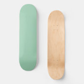 Yummy Mint Groene Effen Kleur Persoonlijk Skateboard (Voorkant)
