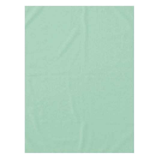 Yummy Mint Groene Effen Kleur Tafelkleed (Voorkant)