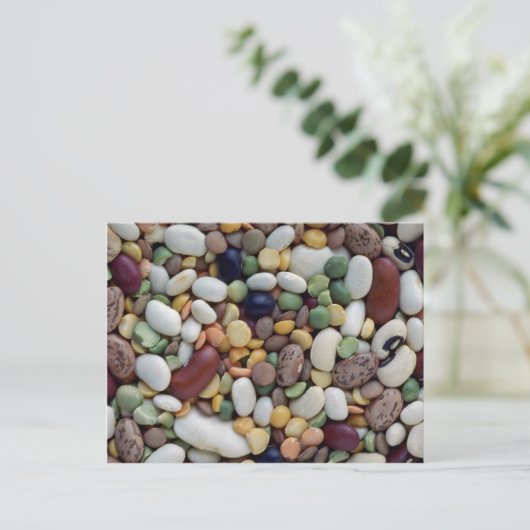 Yummy Mixed bonen Briefkaart (Staand voorkant)