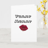 yummy mummy kaart (Gele Bloem)