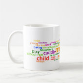 Yummy Mummy Wordle Koffiemok (Links)