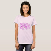Yummy Mummy Wordle T-shirt (Voorkant volledig)