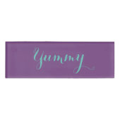 Yummy Name Tag (Voorkant)