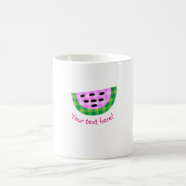 Yummy Neon Pset Watermelon Slice Pictogram Koffiemok