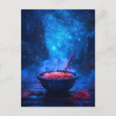 Yummy Noodles in een Sterrennacht Briefkaart (Voorkant)