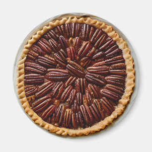 Yummy Pecan Pie Food Magneet