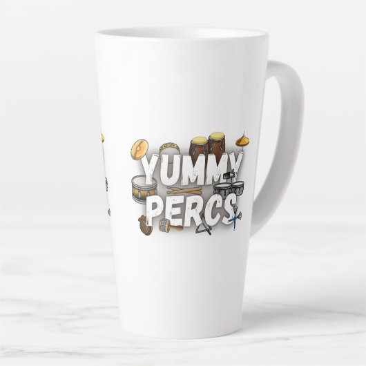 Yummy Percs Latte Mok (Rechterhoek)