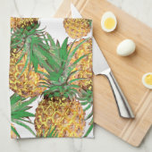 Yummy Pineapple Pattern Print Fruit Theedoek (Quarter Fold)