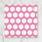 Yummy Pink Cake Poppen Aangepaste cadeautjes voor  Bedankjes Labels (Achterkant)