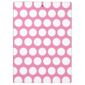 Yummy Pink Cake Poppen Gepersonaliseerd klembord (Achterkant)