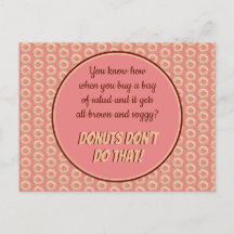 Yummy Pink Sprinkle Donut Pattern and Funny Quote