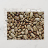Yummy Pinto bonen Briefkaart (Voorkant / Achterkant)