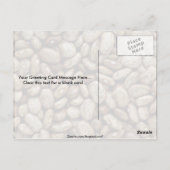 Yummy Pinto bonen Briefkaart (Achterkant)